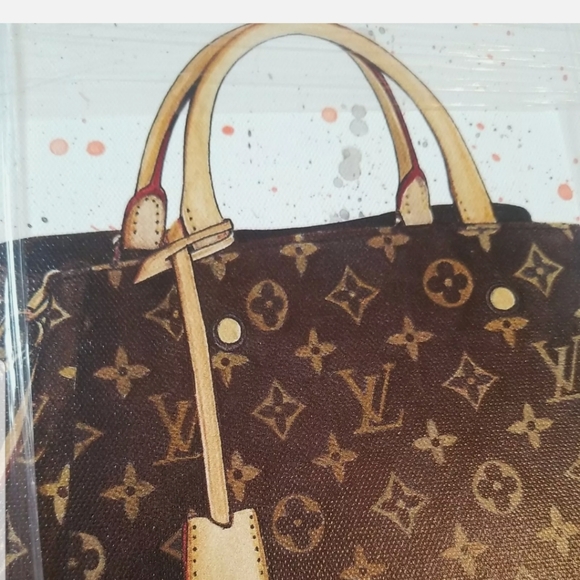 Oliver Gal Wall Decor Oliver Gal Fashion Glam Louis Vuitton Bag